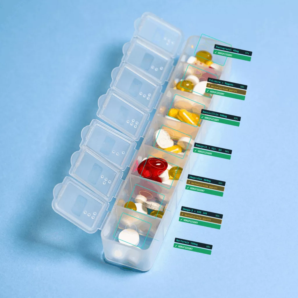 QuaMeDis KI-gestützte Prüfung von Tablettendispensern