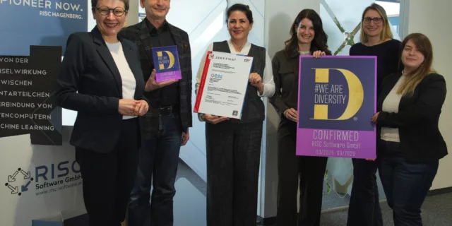 #WeAreDiversity: RISC Software GmbH Receives Certification for Its Diversity Management